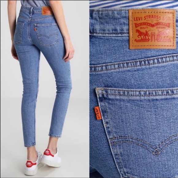Vintage high rise skinny levi's Clearance